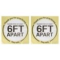 thumbnail image 1 of Safe Distance Floor Sign, Warning Wall Sticker, Durable For Indoor Outdoor, 1 of 8