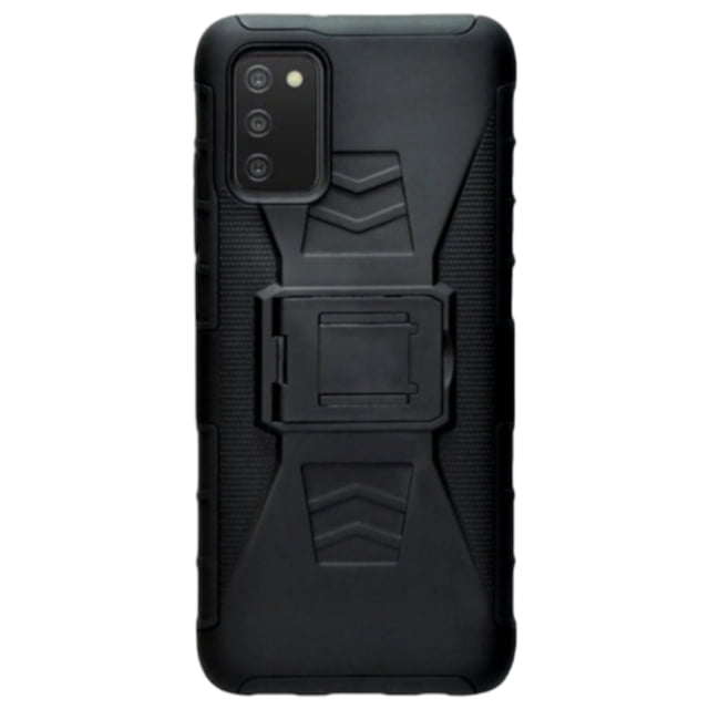 Funda Uso Rudo Clip 360 Para Samsung A03s Más 2 Micas De Cristal