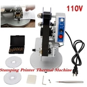 Manual Ribbon Coding Hot Foil Stamping Machine Batch Date Code Printer +Word Box