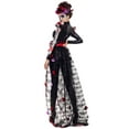 thumbnail image 2 of Rosas Day of the Dead Womens Costume, 2 of 3