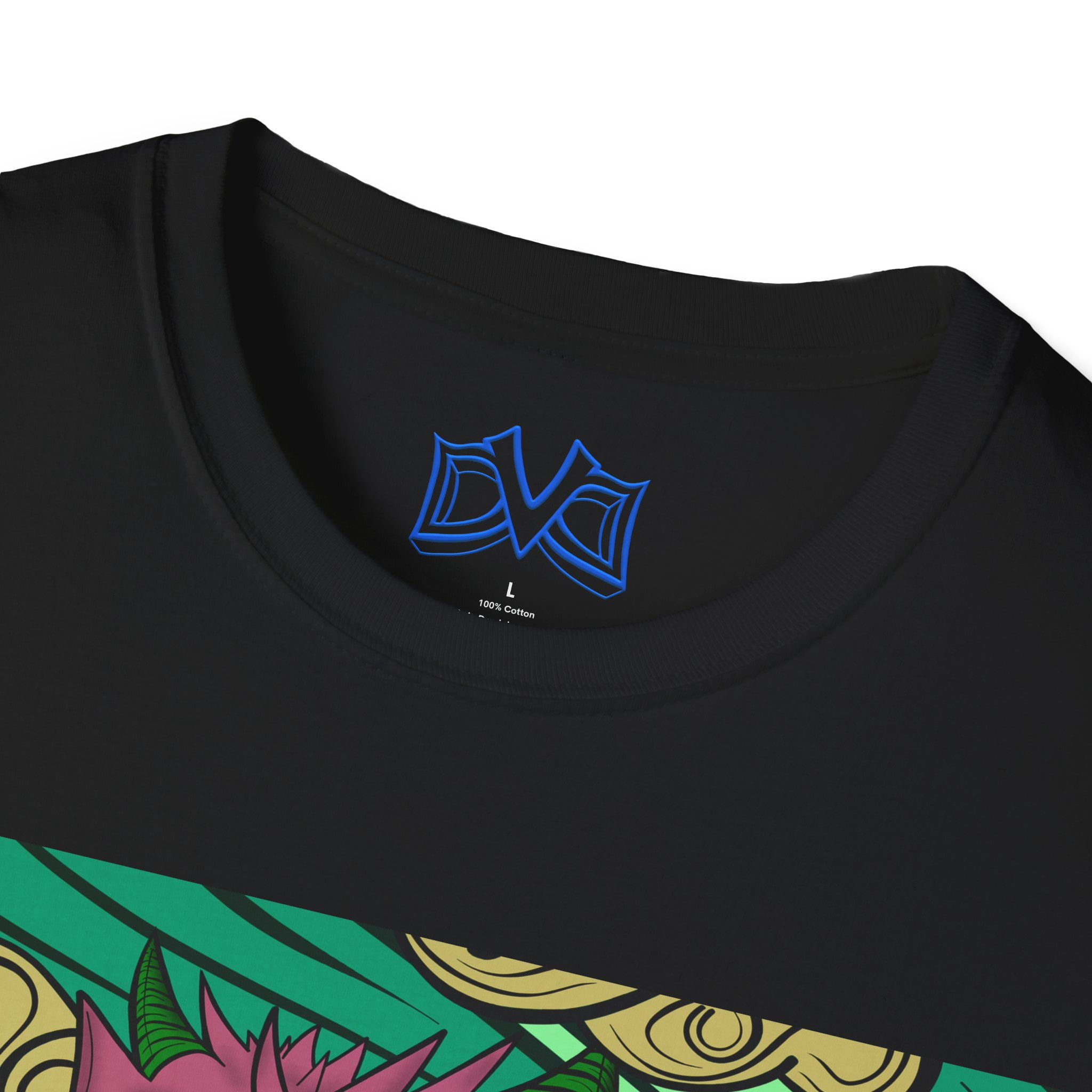 Dragon of Elements, Skate Surf wear. Hand drawn art on a unisex t-shirt
