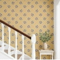 thumbnail image 2 of S4Sassy Floral Polka Dot Wallpaper- Orange Wall Covering, 25" X 120" Self-Adhesive Plain Vinyl Wallpaper, Wallwrap, Easy Diy Wall Covering For Kids Bedroom, Kids Room Decor, Playroom, 2 of 9