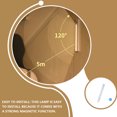 thumbnail image 4 of Wosthever Sensor de luz Lámpara Inalámbrico Tira larga Cómodo Armario Cocina Dormitorio decorativo Práctico Iluminación y accesorios C2826 Blanco Wosthever HA079037-01, 4 of 6