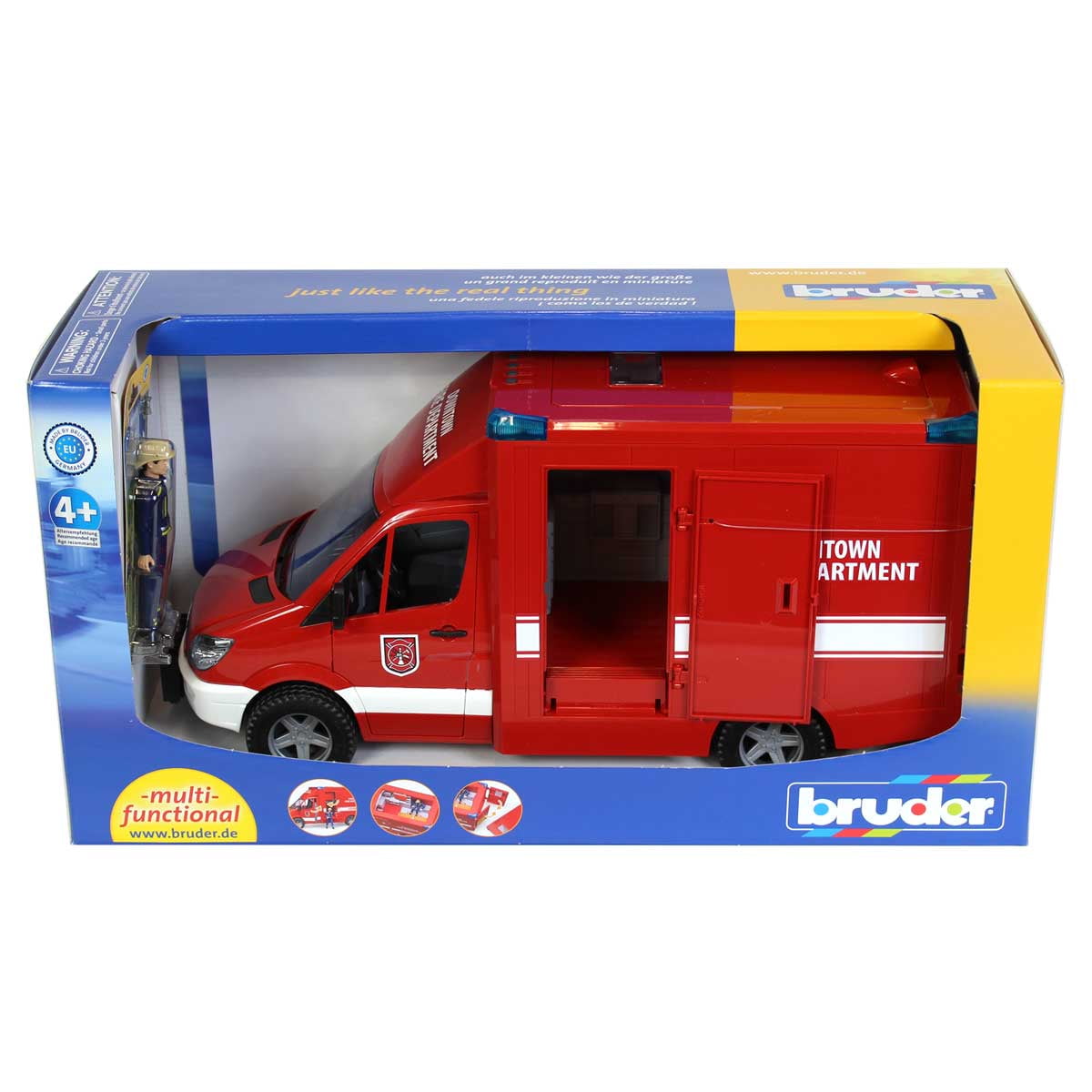 Bruder Toys Mercedes MB Sprinter Ambulance Van with Driver  02536 Kids Play New 