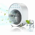 thumbnail image 2 of Mini Air Conditioner Mini Cooler Fan Portable Air Conditioner (White), 2 of 5