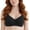 Black, variant on Ohufall Womens Sports Bra Seamless Shockproof Wireless Bralette Comfortable Push Up Removable Straps Daily Bras