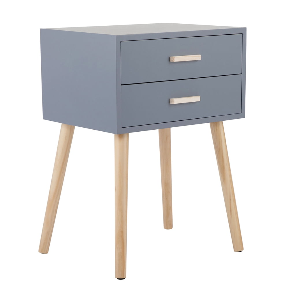 Kadyn End Tables Bedroom with Storage Drawer, Wood Accent Table, Solid Wood Legs Living Room Home Furniture, Set of 2 Kadyn End Tables Bedroom with Storage Drawer, Wood Accent Table, Solid Wood Legs Living Room Home Furniture, Set of 2