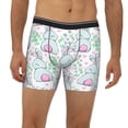 thumbnail image 2 of Cauagu Rabbit Back View Print Men's Boxer Briefs, Funny & Cute Underwear Elastic Waistband Briefs Ideal Gift for Men,1-Pack, 2 of 7