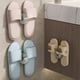 thumbnail image 1 of CaiYueKe No Drill Bathroom Slipper Rack Over Door Shoe Organizer Storage Hook Waterproof Adhesive Wall Mounted Space Saving Dorm Closet Entryway, 1 of 7