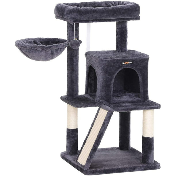 FEANDREA Cat Tree with Sisal-Covered Scratching Posts, Cat Tower, Cat ...