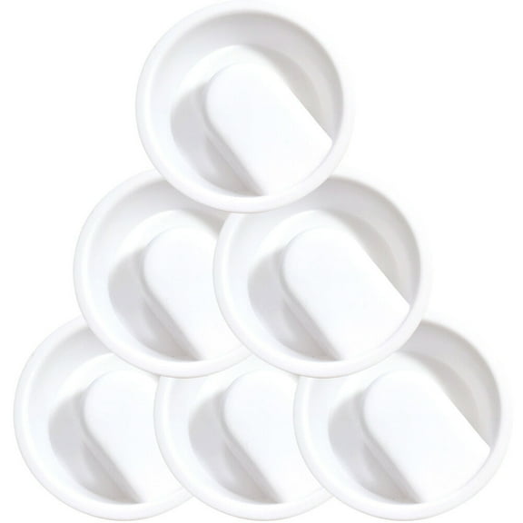 USHOBE Lids Barrel Juice Beverage PP Home Accessory Beverage Storage 6Pcs 7.6X7.6X4.3CM