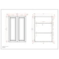 thumbnail image 3 of Sunny Wood Slp2436t-A Sanibel 24" Wide X 36" High Double Door Pantry Cabinet - White, 3 of 4