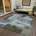 thumbnail image 6 of Addison Rugs Chantille Indoor/Outdoor Transitional Modern Blue Washable Rectangle Rug, 5' x 7'6", 6 of 6
