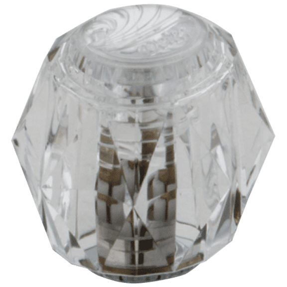 Delta Clear Knob Handle Set