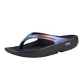thumbnail image 1 of Sandalia Recovery OOFOS OoLaLa Luxe Midnight Spectre para mujer 8, 1 of 7
