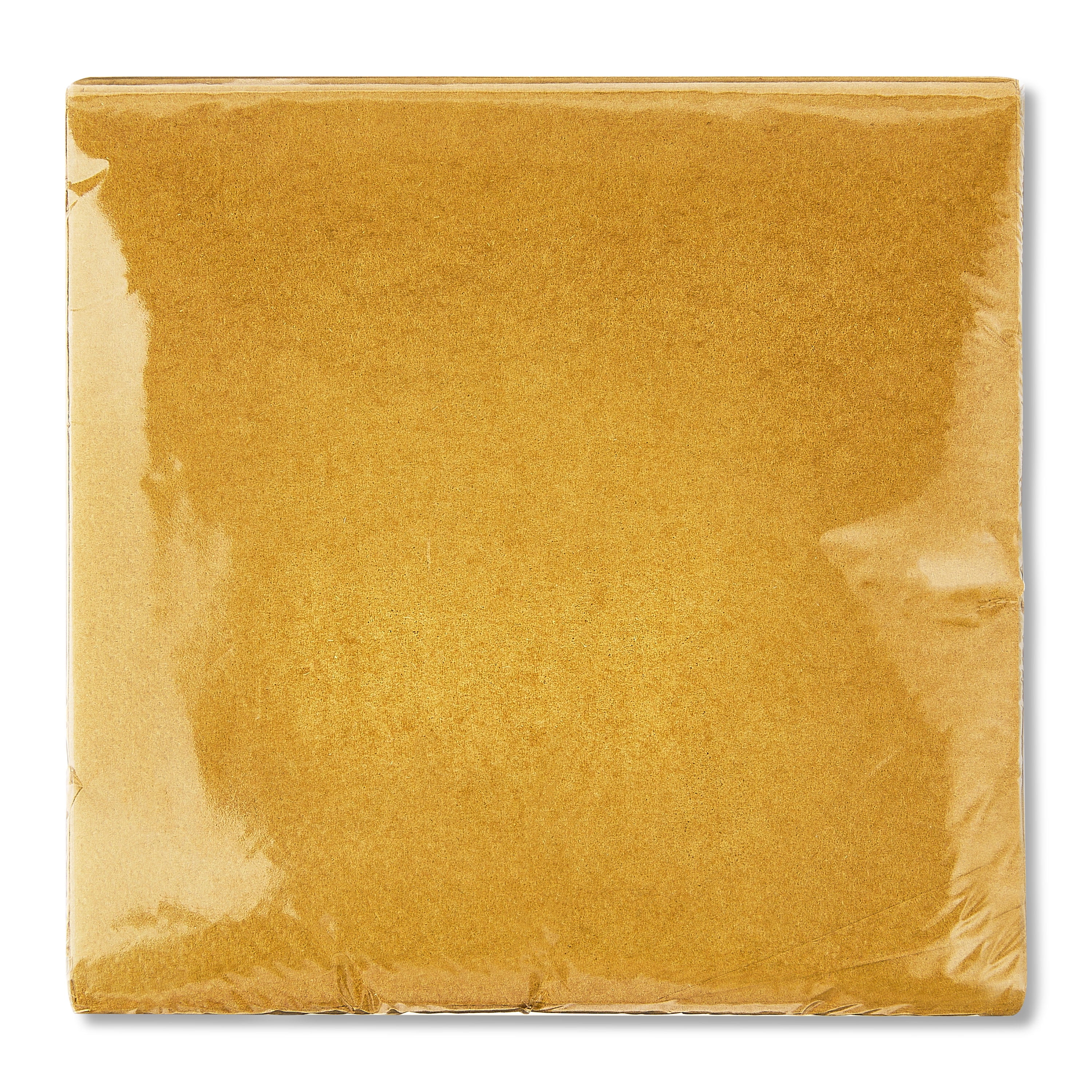 (2 pack) 75CT 6.5IN x 6.5IN Gold Disposable Paper Napkins by Way To Celebrate
