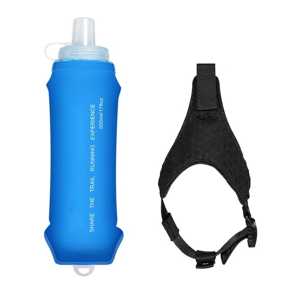 Portable Adjustable Water Bottle Carrying Strap Soft Water Bottle Carriers Wristband for Outdoor Exercises