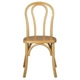thumbnail image 3 of Bentwood Wood Natural Restaurant Chair with Standard Square Seat by Chivari, 3 of 11
