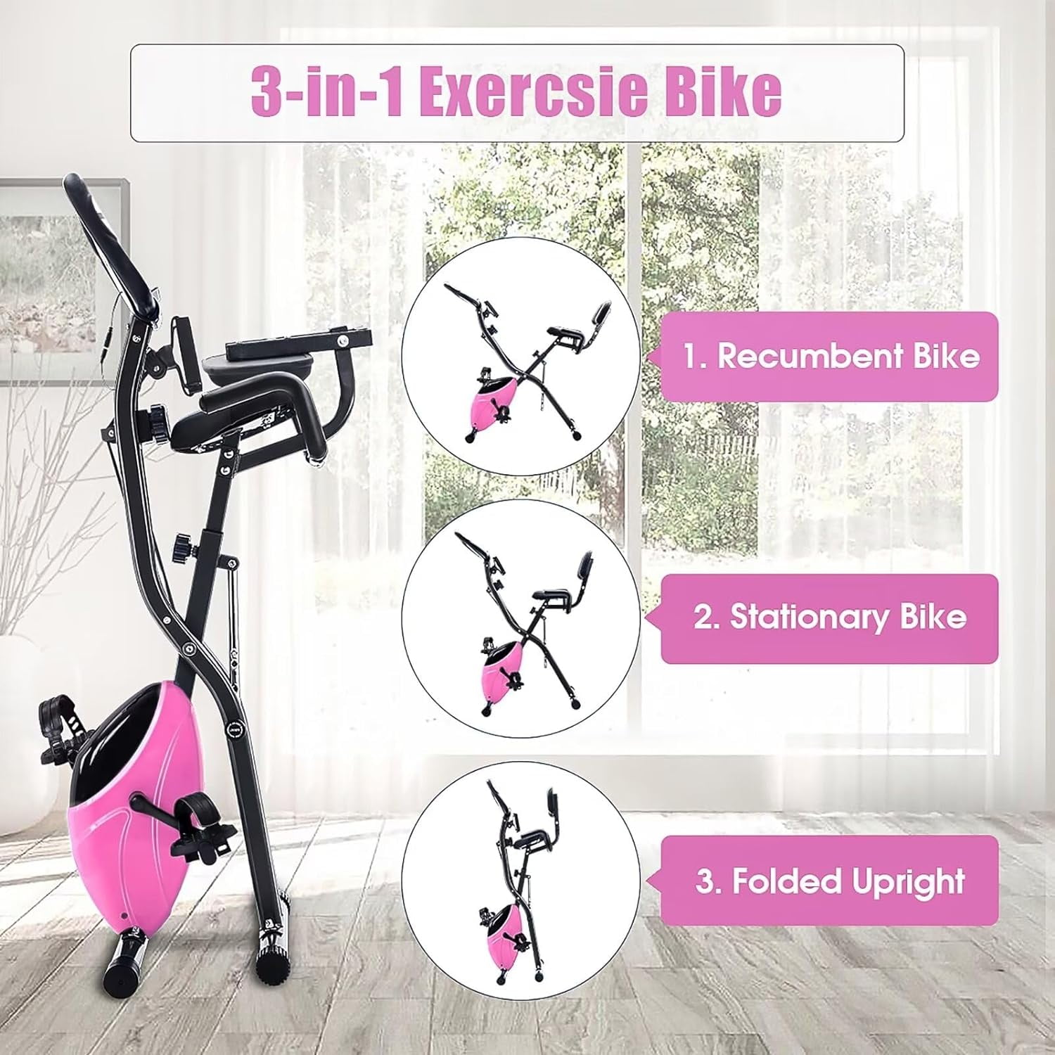 Jll folding hot sale exercise bike