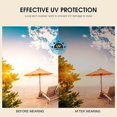 thumbnail image 4 of Gafas de sol para mujeres y hombres de gran tamaño clásico marco de metal tonos retro piloto gafas de sol protección UV, 4 of 5