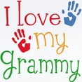 thumbnail image 2 of CafePress - I Love Grammy Infant Bodysuit - Baby Light Bodysuit, Size Newborn - 24 Months, 2 of 4