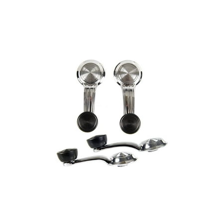 Camaro Window Crank - Eckler's Premier Products 33-190706 Camaro Front & Rear Window Crank Handles, Black,