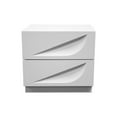thumbnail image 2 of Best Master Furniture Madrid Off-White 2-Drawer Nightstand, 2 of 4