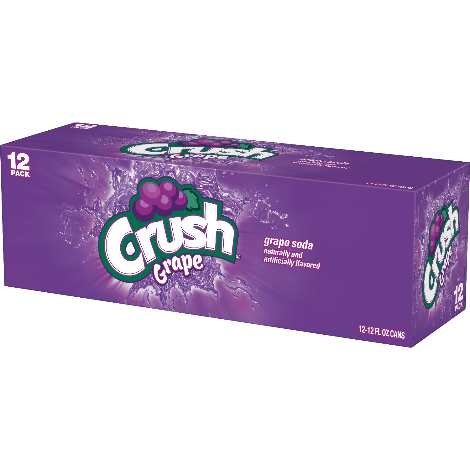 Crush Grape Soda 12 Fl Oz 12 Count Walmart Com