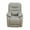 Chair, variant on Recliner Chair, Breathing Power Leather Reclining Sofa Seating Couch with Storage Console/Cup Holders (Grey)