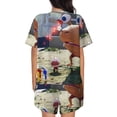 thumbnail image 3 of Lsque Pikmin Women's Short-Sleeved Pajama Set - 2 Piece Soft and Lightweight Sleepwear Set-Medium, 3 of 9