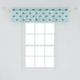 thumbnail image 2 of Ambesonne Nautical Valance Pack of 2, Yachts Boats Sailing Sea, 54"X12", Pale Blue, 2 of 4