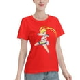 thumbnail image 2 of T-Shirt Basique à Manches Courtes pour Femmes Sailor Moon Lièvre Lunaire, 2 of 6
