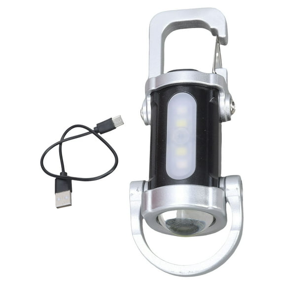 lixuesong LED Flashlights Keychain Light USB Rechargeable Pocket Torches Outdoor Camping Working Light for Searching Hiking