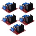 thumbnail image 3 of L298N Dual H-Bridge Motor Driver Controller with 5PCS Modules for Stepper Motors, High Efficiency & Reliable Performance, Compact Design, Easy Installation, ABS Material, 3 of 6