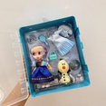 thumbnail image 3 of Muñeca princesa Elsa Anna de Disney Frozen, muñeca de pelo largo Bella, La Sirenita, mini muñeca de salón, juego de juguetes para vestir, regalos para niñas, 3 of 5