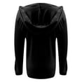 thumbnail image 5 of Womens Cardigan Sweaters Long Sleeve Solid Color Hooded Knit Outerwear V Neck Button Down Open Front Soft Casual Womens Sweaters, 5 of 5