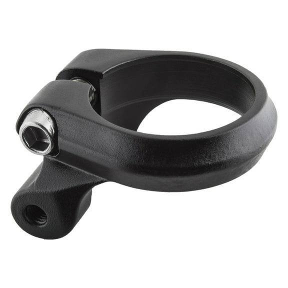 Bicycle Seatpost Clamp Sunlite Alloy-34.9 Black with Rack Mnt