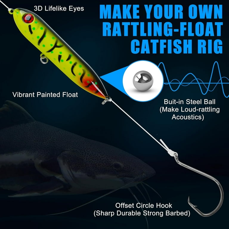 Catfish Rigs Catfishing Tackle Making Kit, 91pcs Catfish Rig