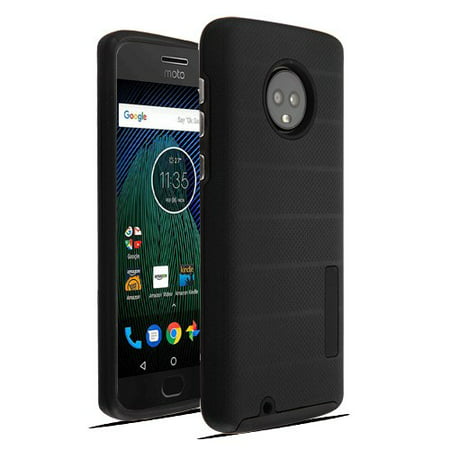 Motorola Moto G6 - Phone Case Shockproof Hybrid Rubber Rugged Case Cover Slim Dots Textured