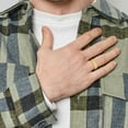 thumbnail image 5 of Everly Men's 14k Yellow Gold Wedding Ring, 5 of 8