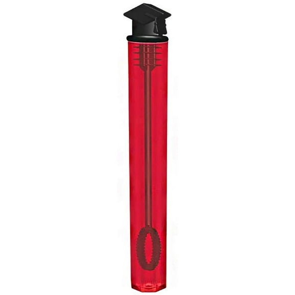 Graduation Cap Party Favor Mini Bubble Tubes RED