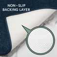 thumbnail image 4 of Better Homes & Gardens Ultra Soft Polyester Bath Rug, 20X34, Blue Admiral, 4 of 5