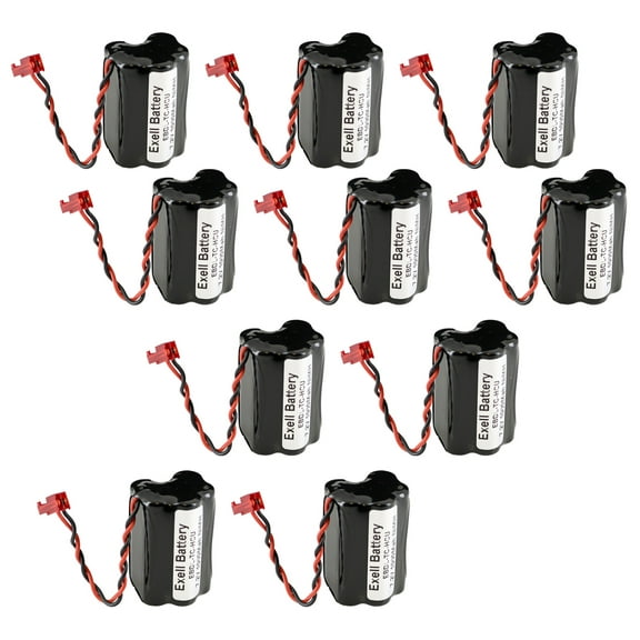 10x 7.2V NiMH 1000mAh Battery Pack Fits TimeLox Communication Unit TC HCU