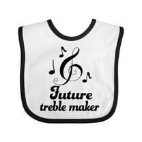 Inktastic Future Treble Maker Funny Music Girls Baby Bib