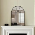 thumbnail image 3 of 41"x28" Arched Wall Mirror Window Mirror,Black, 3 of 5