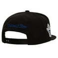 thumbnail image 2 of Men's Mitchell & Ness Black Toronto Maple Leafs Retro Script Colorblock Snapback Hat, 2 of 4