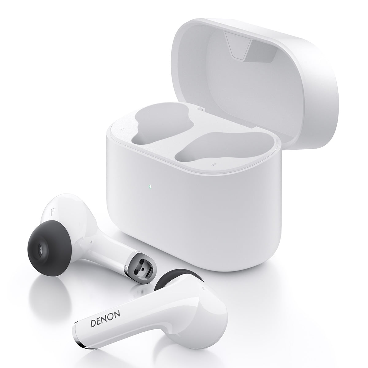 Denon AH-C830NCW True Wireless Earbuds with Active Noise-Cancellation (White)