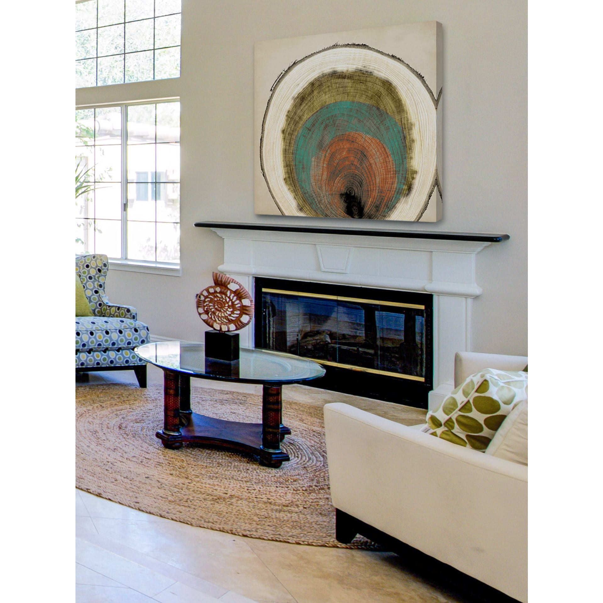 Marmont Hill "Center Out" Painting Print on Wrapped Canvas