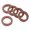 Brown, variant on Key Caps Covers Rings, 15 Pack 0.9" Keys Identifiers Covers Coding Tags Marker Round Silicone Sleeve for Office House Apartment, Black