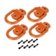 thumbnail image 2 of Anclaje de amarre de carga alta de acero al carbono de 1/2 pulgada con anillo D forjado para camiones Naranja, 2 of 9